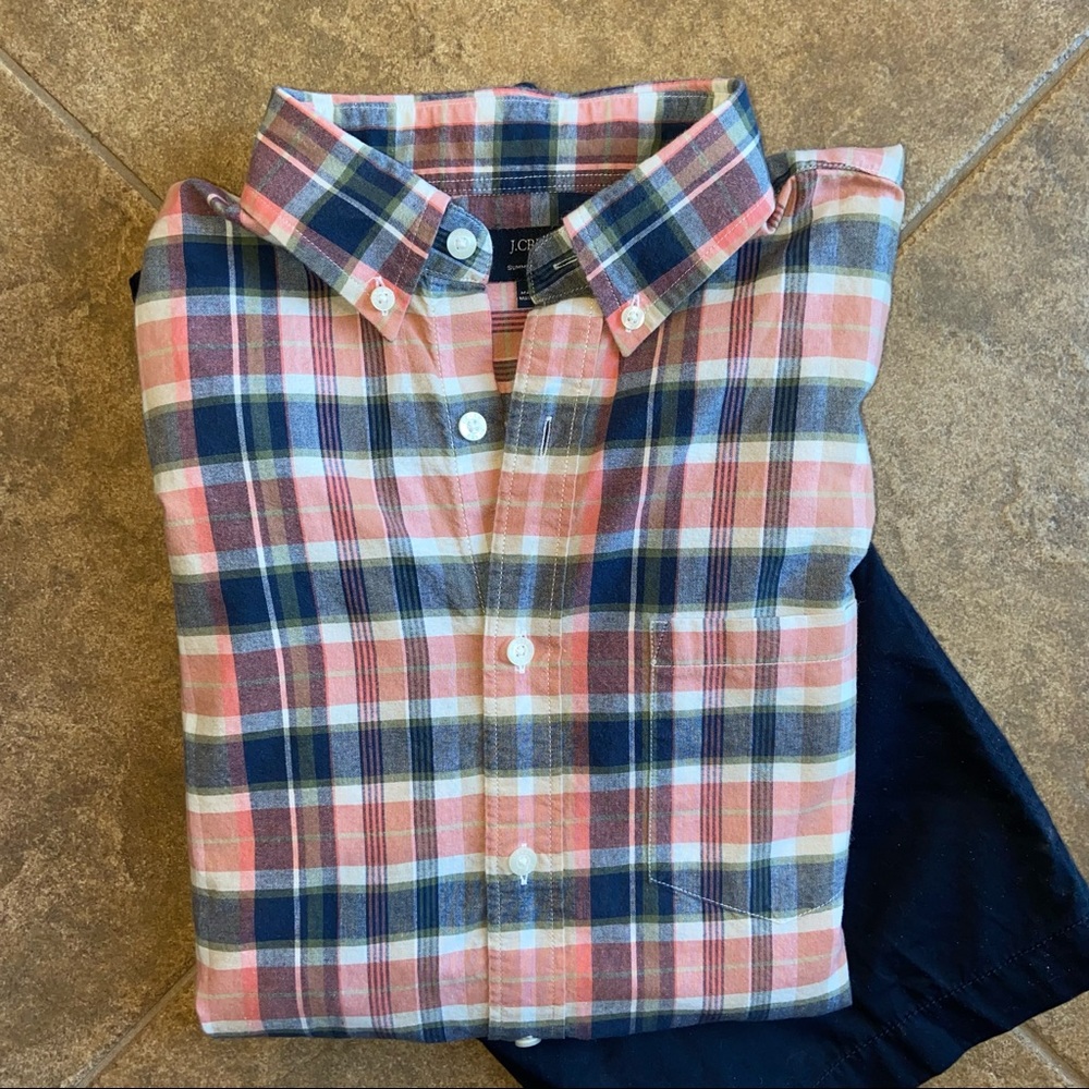 LIKE NEW - J.Crew Plaid Button Up Shirt - Picture 3 of 10